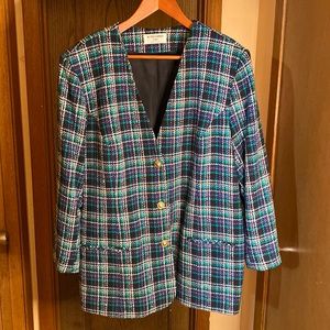 Made in USA! Vintage Alfred Dunner Ladies Top in Great Condition! Size 22W Wool.